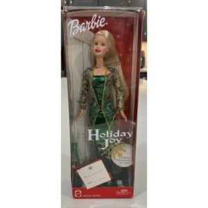 Mattel Barbie Holiday Joy VTG 2003 Christmas Dress &Ornament Special Edition NIB